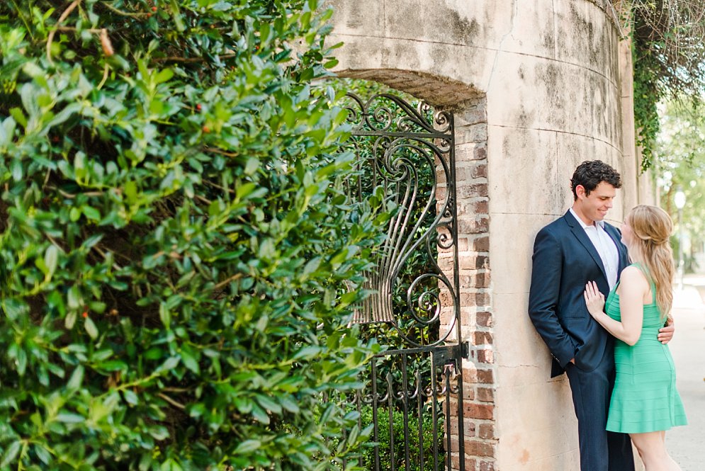 historic downtown rainbow row and battery engagement session Charleston SC wedding photographer_4388.jpg